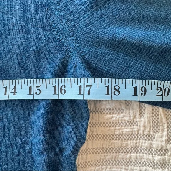 Tory Burch Merino Wool Cardigan – Winter Teal 💙✨ - Picture 9 of 12